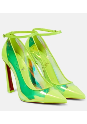 Christian Louboutin Leather and PVC pumps
