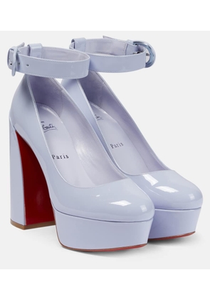 Christian Louboutin Movida Strap patent leather platform pumps