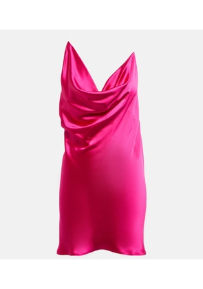 Y/Project Invisible strap satin minidress