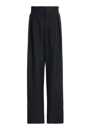 Bottega Veneta Pleated Cotton Wide-Leg Pants - Moda Operandi