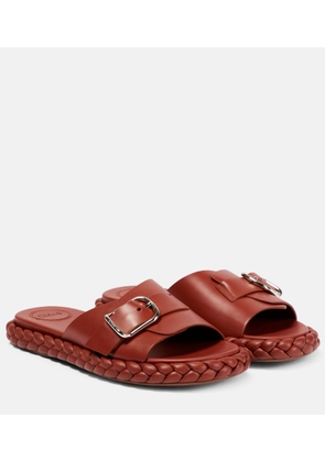 Chloe Pip leather slides