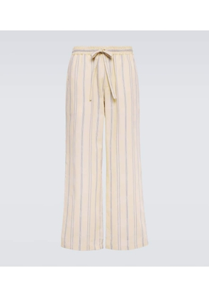 Commas Floral jacquard pants