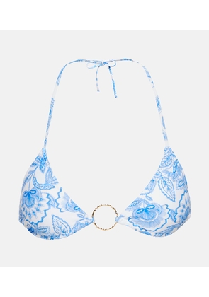 Melissa Odabash Miami floral bikini top