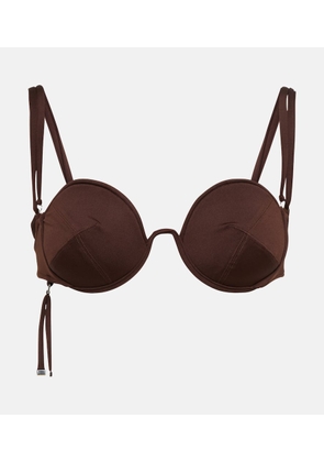 Jacquemus Le Haut Aouro bikini top