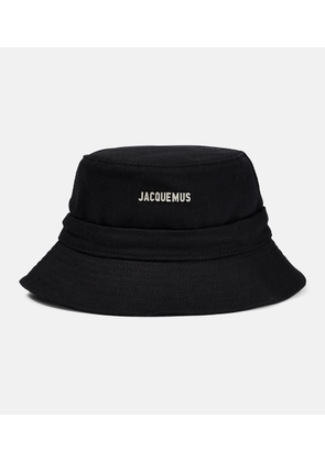 Jacquemus Logo canvas bucket hat