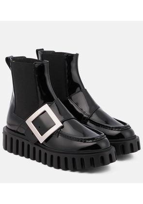 Roger Vivier Viv' Go-Thick leather platform Chelsea boots