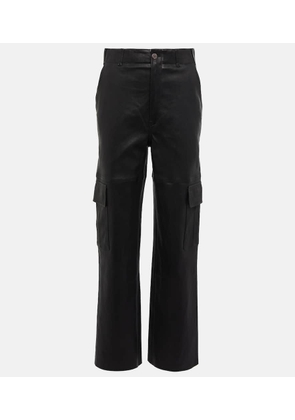 Stouls Axel leather cargo pants