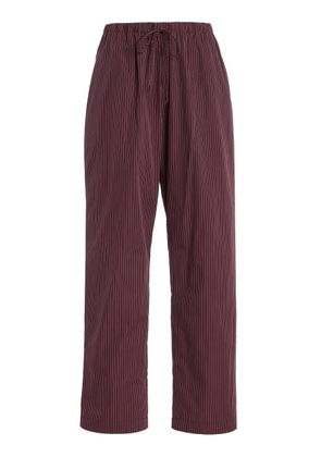Leset Yoshi Striped Cotton-Blend Drawstring Pants - Moda Operandi
