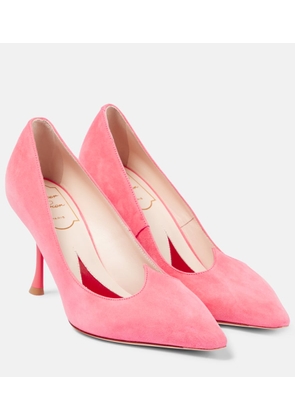 Roger Vivier I Love Vivier suede pumps