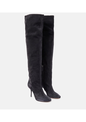 Alaia Fluide 90 suede boots
