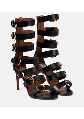 Alaia Buckle leather sandals