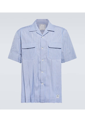 Sacai Striped cotton shirt