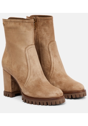 Gianvito Rossi Timber suede ankle boots