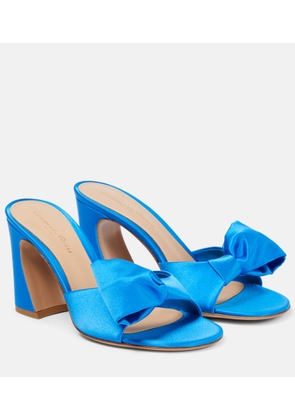 Gianvito Rossi Rosie satin mules