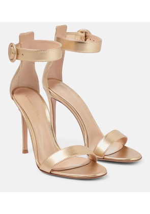 Gianvito Rossi Portofino 105 leather sandals
