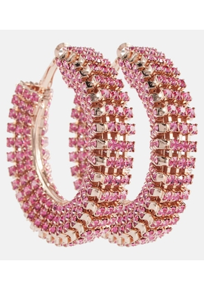 Magda Butrym Crystal-embellished hoop earrings