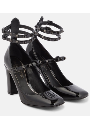 Valentino Garavani Tan-Go patent leather pumps
