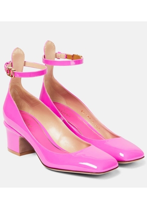 Valentino Garavani Tan-Go patent leather pumps