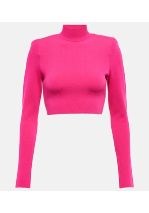 Roland Mouret Turtleneck crop top