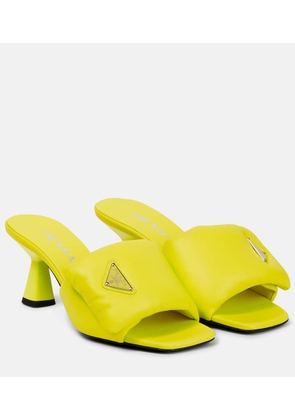 Prada Padded leather mules