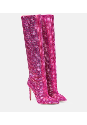 Paris Texas Holly embellished knee-high boots