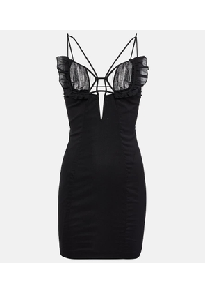 Nensi Dojaka Frill-trimmed minidress