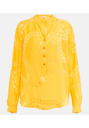 Stella McCartney Falabella jacquard shirt