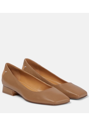 Maison Margiela Four Stitches leather pumps