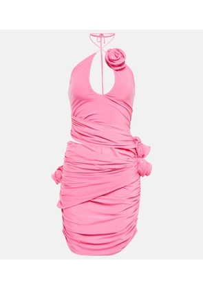 Magda Butrym Rosette jersey minidress