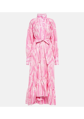 Patou Printed cotton maxi dress