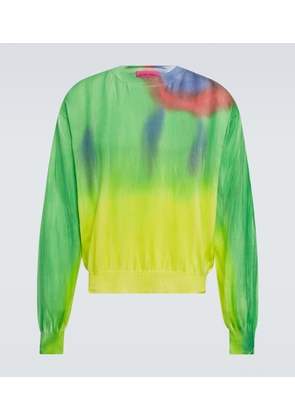 The Elder Statesman Dreamscape cotton-blend sweater