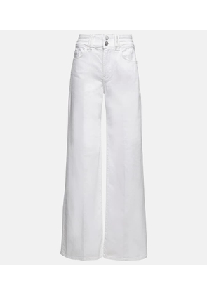 Frame High-rise wide-leg pants