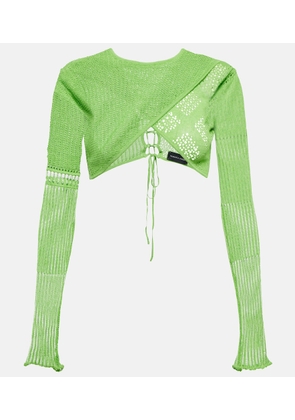 Roberta Einer Loona cotton crop top