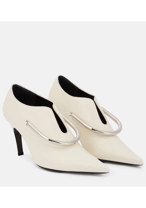 Jil Sander Embellished leather pumps