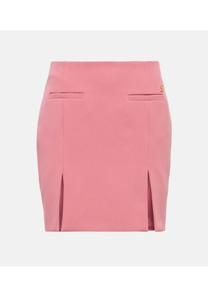 Blumarine Crepe miniskirt