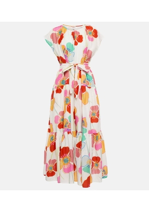 Velvet Savannah cotton and silk maxi dress