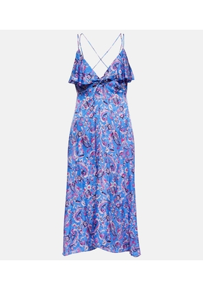 Isabel Marant Paysa printed silk-blend midi dress