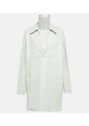 Jil Sander V-neck cotton minidress