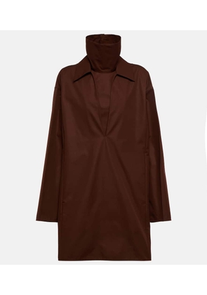 Jil Sander Layered cotton minidress