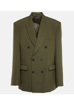 Wardrobe.NYC Double-breasted virgin wool blazer
