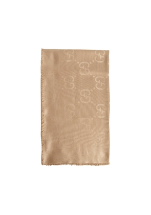 Jacquard Silk Wool Shawl