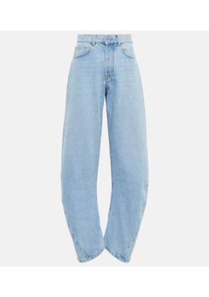 Off-White Bleach Twist high-rise jeans