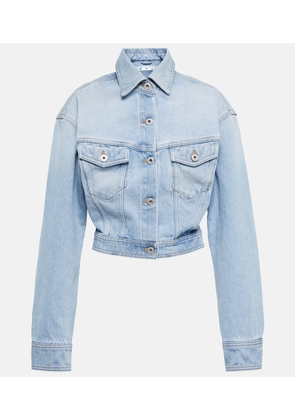 Off-White Toybox cropped denim jacket