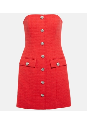 Veronica Beard Aster cotton-blend tweed minidress