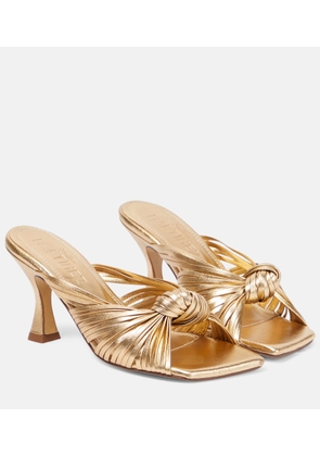 Souliers Martinez Alcala leather mules