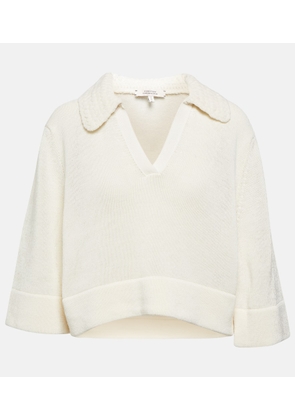 Dorothee Schumacher Sporty wool and cotton-blend polo sweater