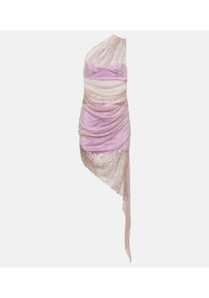 Giuseppe di Morabito Embellished mesh midi dress