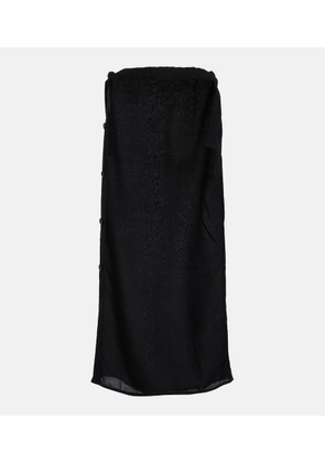 Toteme Satin maxi skirt