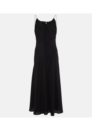 Toteme Halterneck silk maxi dress