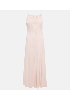 Toteme Halterneck silk maxi dress